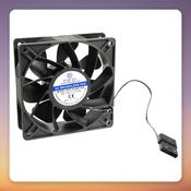Inter-Tech DFG12038B12DN 120 mm 38 mm Thick High-Pressure Case Fan, 5,500 RPM, Bulk