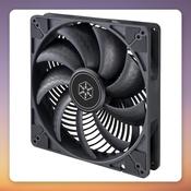 Silverstone Air Penetrator 184i PRO 180 mm PWM Case Fan, Black, Dual Ball Bearing