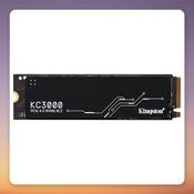 Kingston KC3000 1 TB PCIe 4.0 NVMe M.2 2280 SSD, up to 7,000 MB/s image