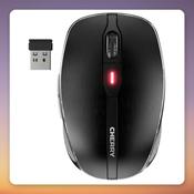 Cherry MW 8C Advanced Wireless Mouse, 3200 DPI, 2.4 GHz + Bluetooth, Black