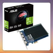 Asus GeForce GT 730 2 GB GDDR5 Passive Graphics Card, 4x HDMI, PCIe x1 image