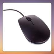 Raspberry Pi Official Mouse, Wired USB, Optical, 3 Buttons, Black/Grey image