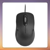 Inter-Tech M-3026 1000 DPI Wired Optical Mouse, Black, 3 Buttons