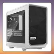 Fractal Design Meshify 2 Nano Mini-DTX Mid Tower Case, White, Tempered Glass image