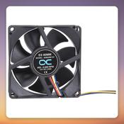 Alphacool ES 80mm 800-6000rpm PWM Fan, Black, 80x80x25 mm, Two Ball Bearing