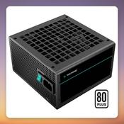 Deepcool PF600 600W 80 PLUS ATX Power Supply, Black, Non-Modular