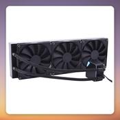 Alphacool Core Ocean T38 420 mm AIO Liquid Cooler, Black, 3x 140 mm Fans image