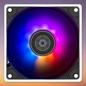 Silverstone Air Slimmer 90 ARGB 92 mm PWM Slim Fan, Black