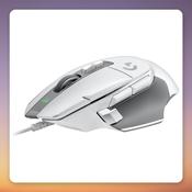 Logitech G502 X HERO 25K Wired Gaming Mouse, White, 25,000 DPI