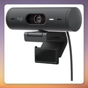 Logitech Brio 500 Full HD 1080p USB-C Webcam, Graphite image