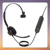 Jabra Engage 40 Link Mono USB-A UC Headset with Busylight, Black image