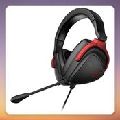 Asus ROG Delta S Core Wired Gaming Headset, 50 mm Drivers, 3.5 mm, Black/Red image