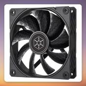 Silverstone Shark Force 120 120 mm PWM Case Fan, Black, FDB, 2,500 RPM