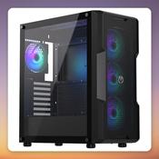 ENDORFY Regnum 400 ARGB Mid-Tower ATX Case, Black, Tempered Glass image