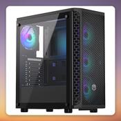 ENDORFY Signum 300 ARGB Mid Tower ATX Case, Black, Tempered Glass, 4x Fans