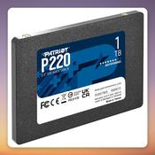 Patriot P220 1 TB SATA III 2.5" SSD, 550 MB/s Read, 480 TBW image
