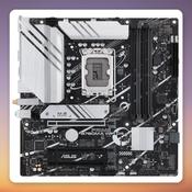 Asus PRIME B760M-A WIFI D4 Intel B760 LGA 1700 mATX Motherboard, DDR4, Wi-Fi 6