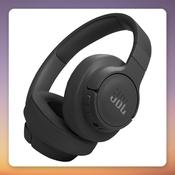 JBL Tune 770NC Wireless Over-Ear Headphones, Adaptive ANC, 70 h Battery, Black