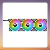 Thermaltake SWAFAN EX12 RGB 120 mm PC Case Fan, TT Premium Edition, 3-Pack with Controller