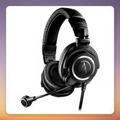 Audio-Technica ATH-M50xSTS StreamSet USB Headset, Black, Closed-Back Over-Ear image