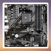 Gigabyte B550M K AM4 Micro ATX Motherboard, AMD B550, DDR4, 2x M.2 image