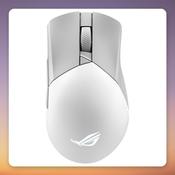Asus ROG Gladius III Wireless AimPoint Gaming Mouse, White, 36000 DPI, Tri-Mode image