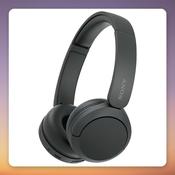Sony WH-CH520 Wireless On-Ear Headphones, Bluetooth, 40-Hour Battery, Black image
