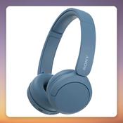 Sony WH-CH520 Bluetooth On-Ear Headphones, Light Blue, 40 Hour Battery, USB-C image