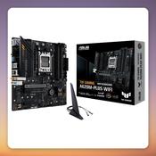 Asus TUF Gaming A620M-Plus WiFi AM5 Micro-ATX Motherboard, AMD A620, DDR5, WiFi 6 image