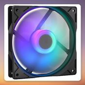 ENDORFY Stratus 120 PWM ARGB 120 mm Case Fan, Black, Single Pack