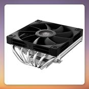 Deepcool AN600 120 mm Low-Profile Top-Blower CPU Cooler, Black, 180W TDP image