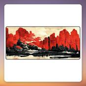 Sharkoon SKILLER SGP30 XXL D3 Gaming Mouse Pad, 900 x 400 mm, Multicolour image