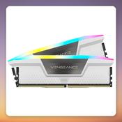 Corsair Vengeance RGB 32 GB DDR5-6400 CL36 (2x16 GB) Intel XMP, White image