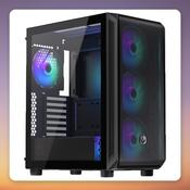 Endorfy ARX 500 ARGB Big Tower Case, Black, Tempered Glass, 4x 140 mm Fans image