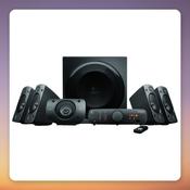 Logitech Z906 5.1 Surround Sound Speaker System, THX Certified, 500W RMS, Black image