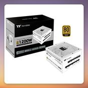 Thermaltake Toughpower GF3 Snow 1200W 80 PLUS Gold Fully Modular ATX 3.0 PSU, White image