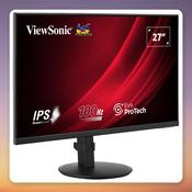 ViewSonic VG2708A-MHD 27" Full HD IPS Monitor, 100 Hz, HDMI/DP/VGA, Black image