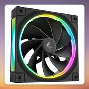 Deepcool FL12R 120 mm ARGB PWM Case Fan, Black, Reverse Blade, Single Pack image