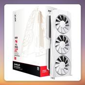 XFX Radeon RX 9070 XT Quicksilver 16 GB GDDR6 Graphics Card, White image