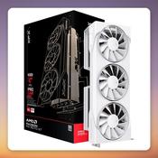 XFX Radeon RX 9070 XT Swift 16 GB GDDR6 Graphics Card, White image