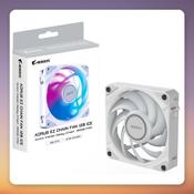 GigaByte AORUS EZ CHAIN FAN 120 ICE 120 mm ARGB PWM Case Fan, White, Single Pack image