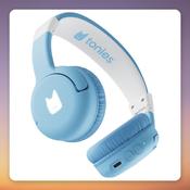 Tonies Bluetooth Kids Headphones for Toniebox 2, Sky Blue, 85 dB Limit image
