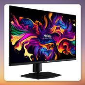 MSI MAG 321UPDE QD-OLED 31.5" 4K 165Hz Gaming Monitor, USB-C, Black image