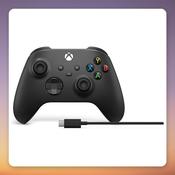 Microsoft Xbox Wireless Controller Black with USB-C Cable, Bluetooth image