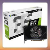 Palit GeForce RTX 3050 StormX 6 GB GDDR6 Graphics Card, DP/HDMI 2.1/DVI