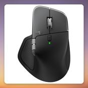 Logitech MX Master 4 for Mac Wireless Mouse, Black, Bluetooth, 8000 DPI image