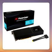PowerColor Radeon AI PRO R9700 32 GB GDDR6 PCIe 5.0 Graphics Card, Black image