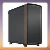 Fractal Design Summit Black Solid E-ATX Midi Tower Case, Black/Wood image