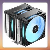 Deepcool AG620 G2 ARGB 120 mm Dual Tower CPU Cooler, Black image