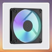 Fractal Design Dynamic 3 140 RGB 140 mm PWM ARGB Case Fans, Black, 3-Pack
